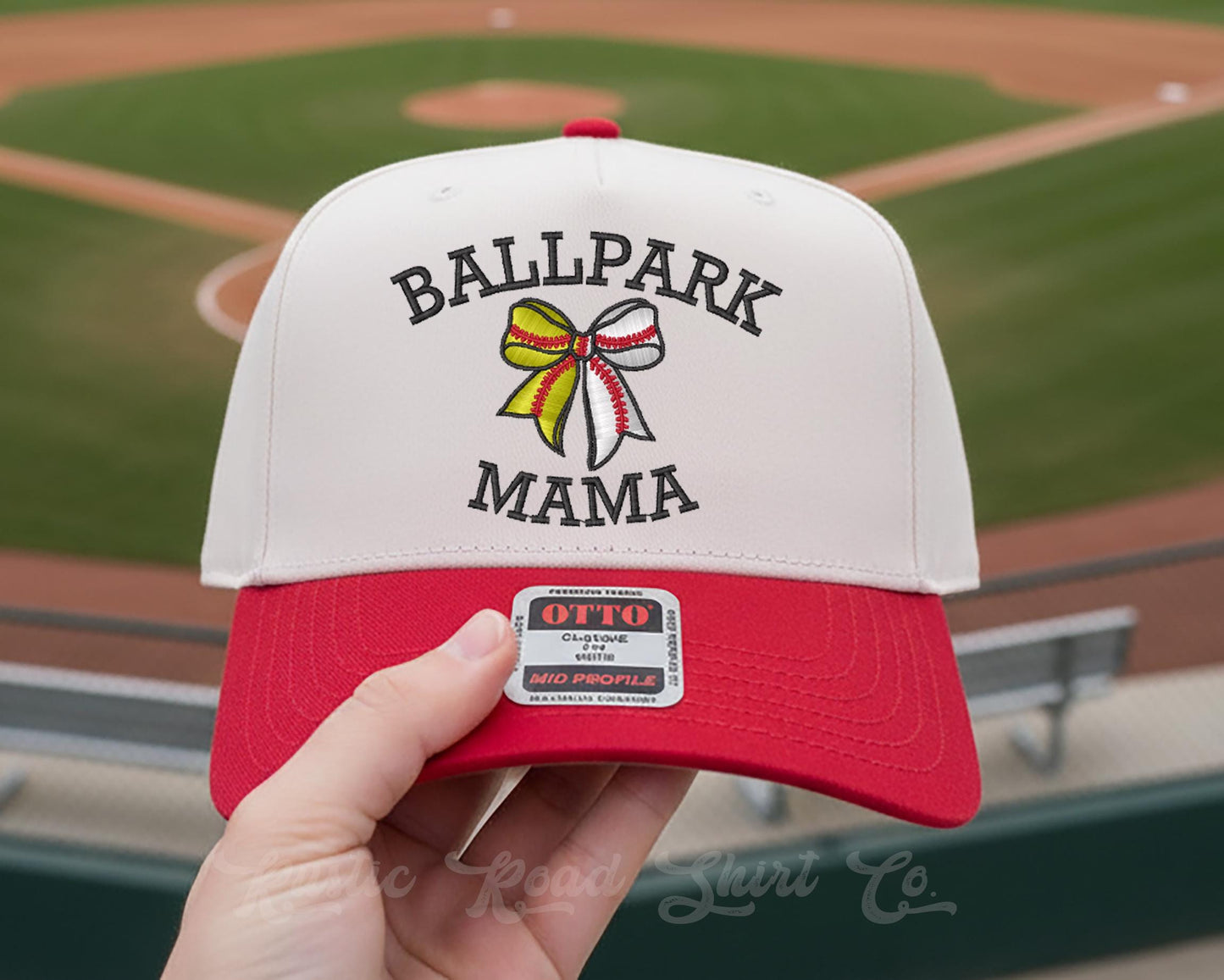 Ballpark Mama Embroidered Trucker Hat, Baseball Hat, Baseball Mom Hat
