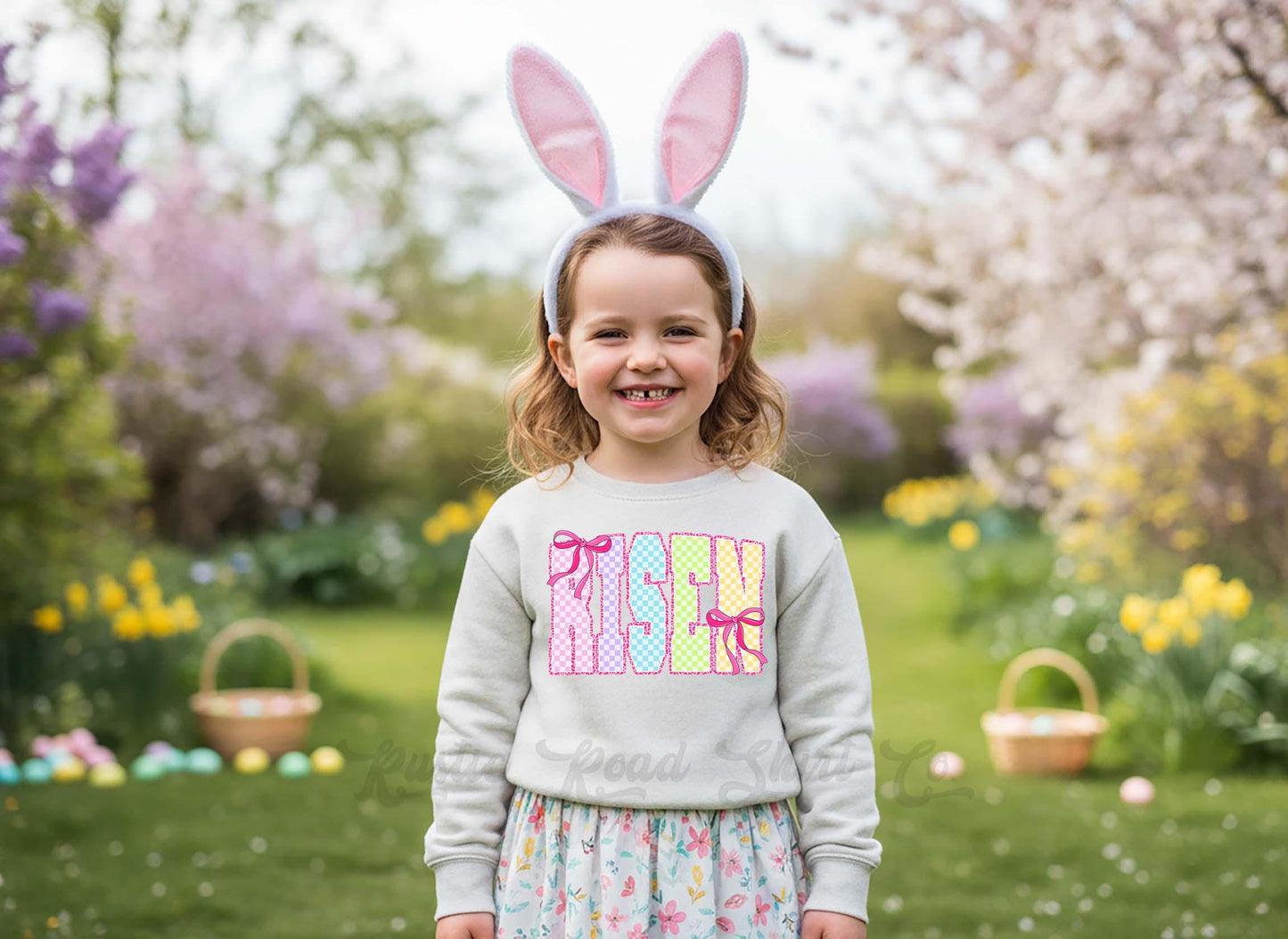 He is Risen Sweatshirt, Girls Easter Sweatshirt, Toddler Easter Outfit, Easter Basket Gift