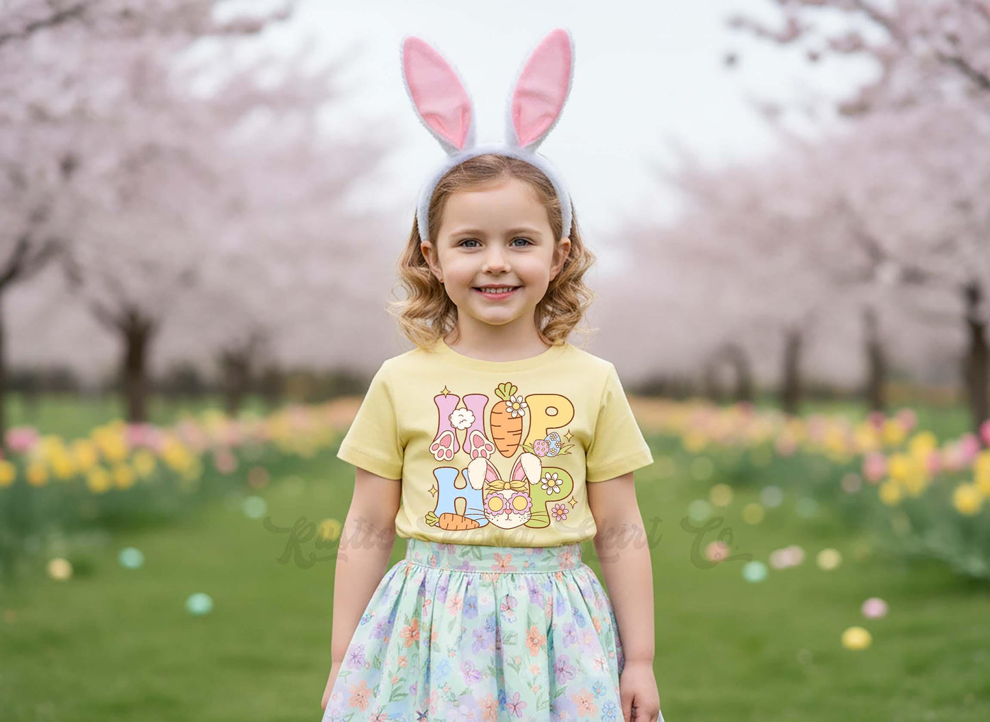 Hip Hop Easter Shirt, Girls Easter T-Shirt, Toddler Easter Outfit, Easter Basket Gift