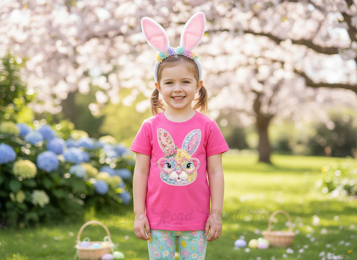 Easter Bunny Shirt, Girls Easter T-Shirt, Toddler Easter Outfit, Easter Basket Gift