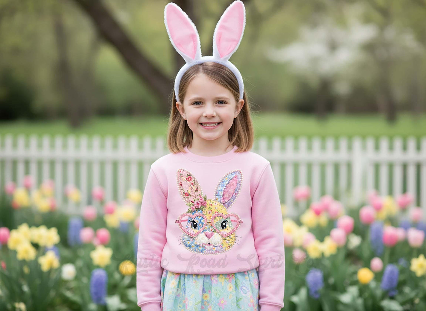 Easter Bunny Sweatshirt, Girls Easter Sweatshirt, Toddler Easter Outfit, Easter Basket Gift