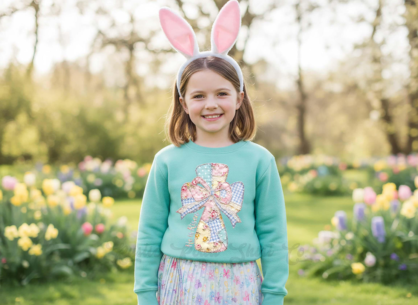 Easter Religious Sweatshirt, Spring Girls Easter Sweatshirt, Toddler Easter Outfit, Easter Basket Gift