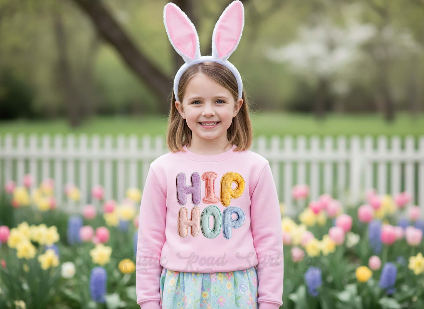 Hip Hop Sweatshirt, Girls Easter Sweatshirt, Toddler Easter Outfit, Easter Basket Gift