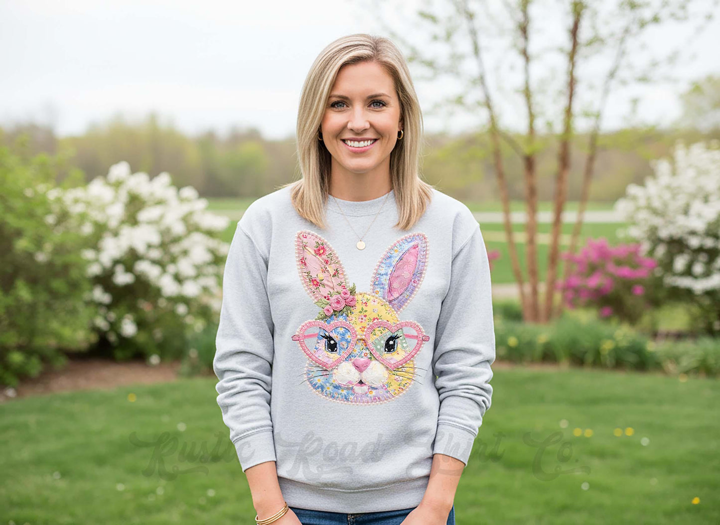 Easter Bunny Sweatshirt, Women's Easter Sweatshirt, Easter Teacher Sweatshirt,