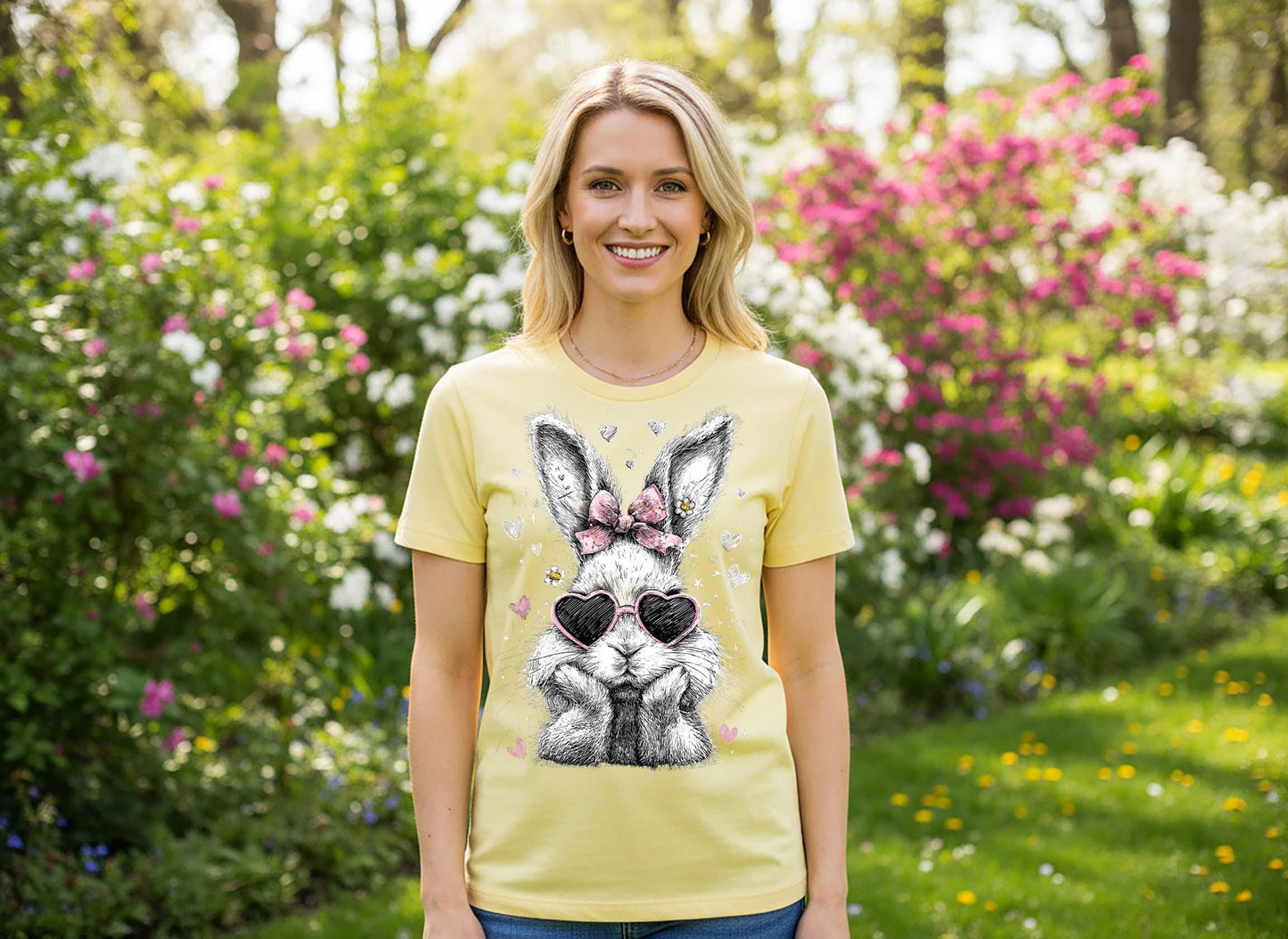 Retro Easter Bunny Shirt, Sunglasses Easter Shirt, Cute Bunny Shirt, Family Easter Shirt