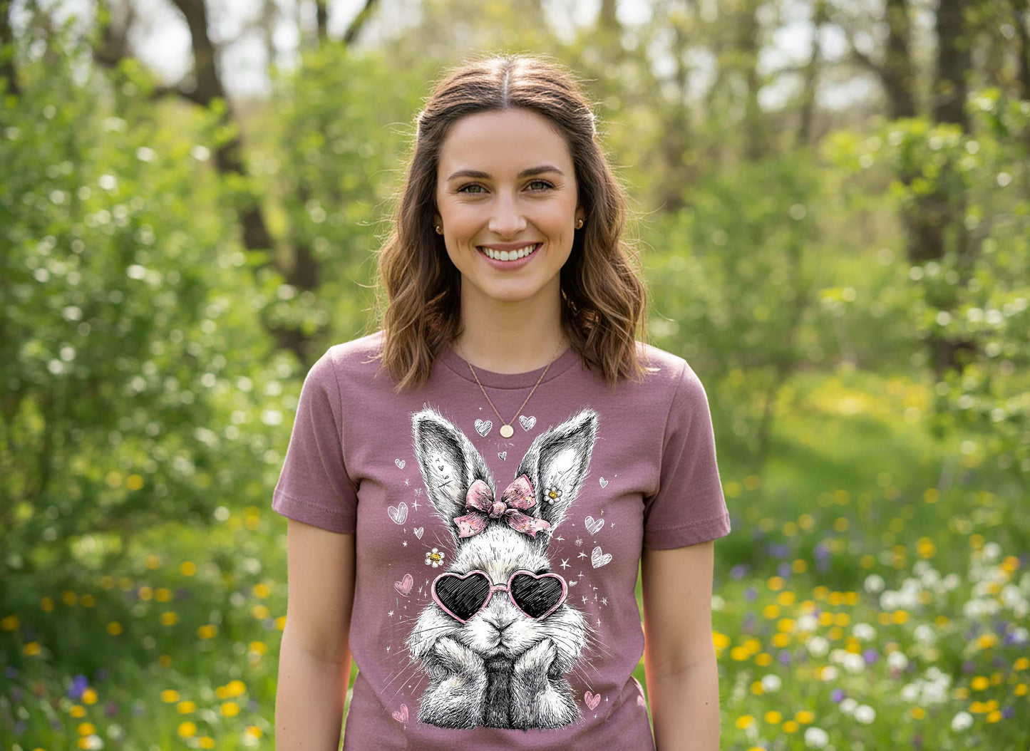 Retro Easter Bunny Shirt, Sunglasses Easter Shirt, Cute Bunny Shirt, Family Easter Shirt