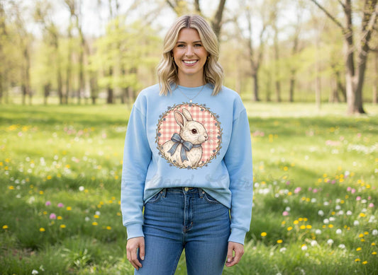 Cottagecore Easter Sweatshirt, Easter Bunny Sweatshirt, Easter Teacher Sweatshirt,