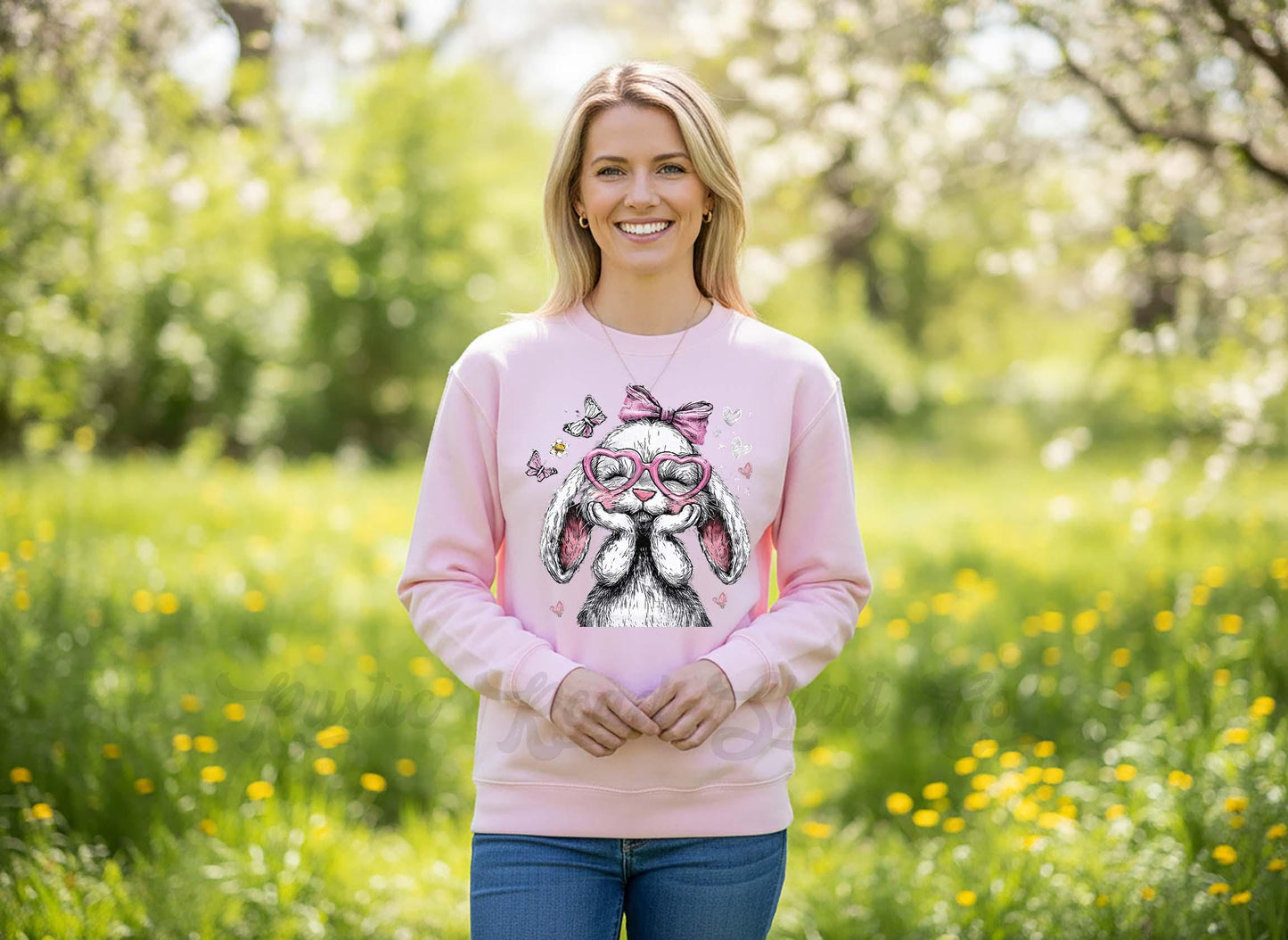 Easter Bunny Sweatshirt, Easter Sweatshirt, Easter Teacher Sweatshirt,