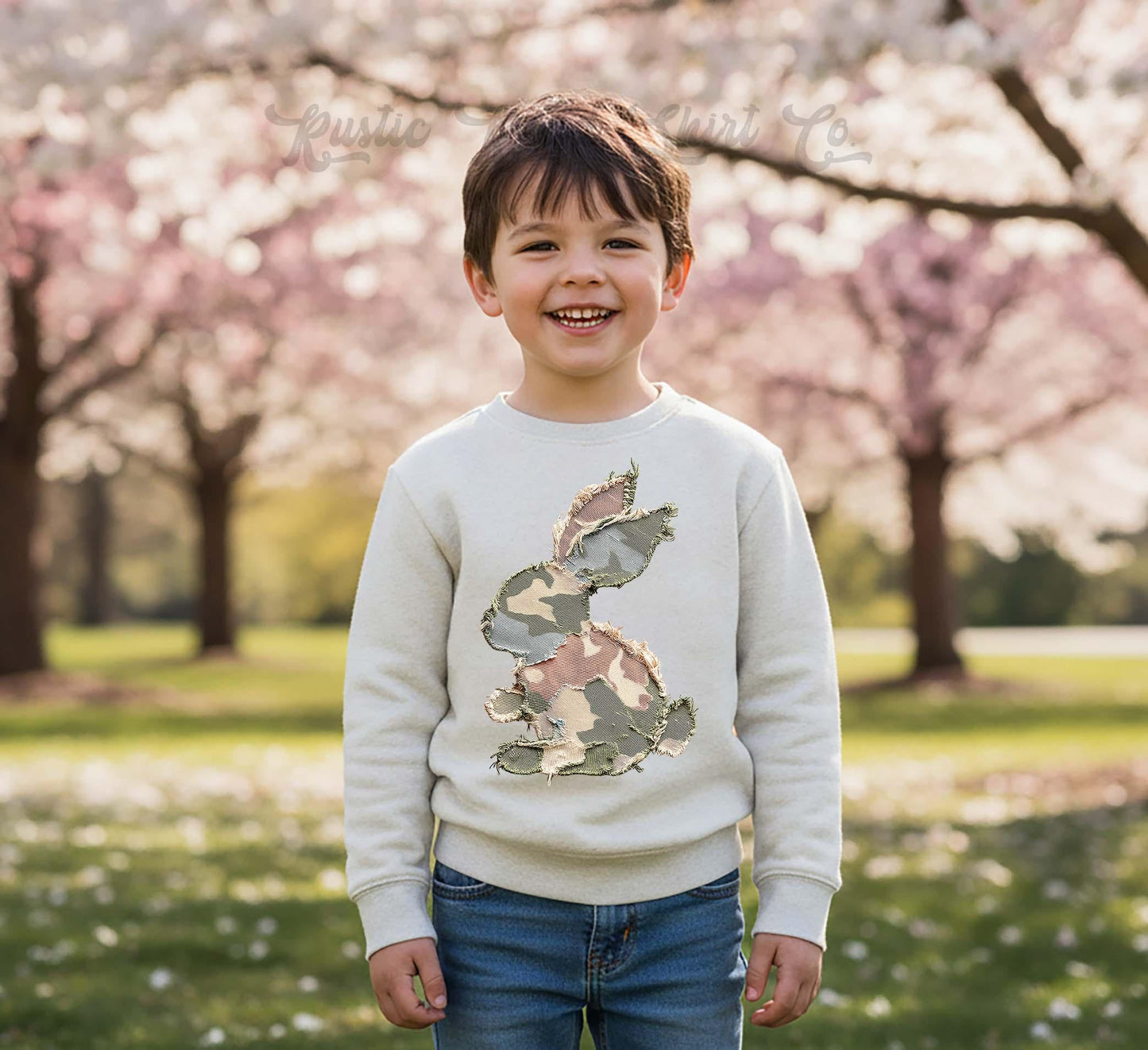 Boys Camo Easter Sweatshirt, Camoflauge Bunny Sweatshirt, Toddler Easter Outfit, Boy Easter Shirt, Easter Basket Gift