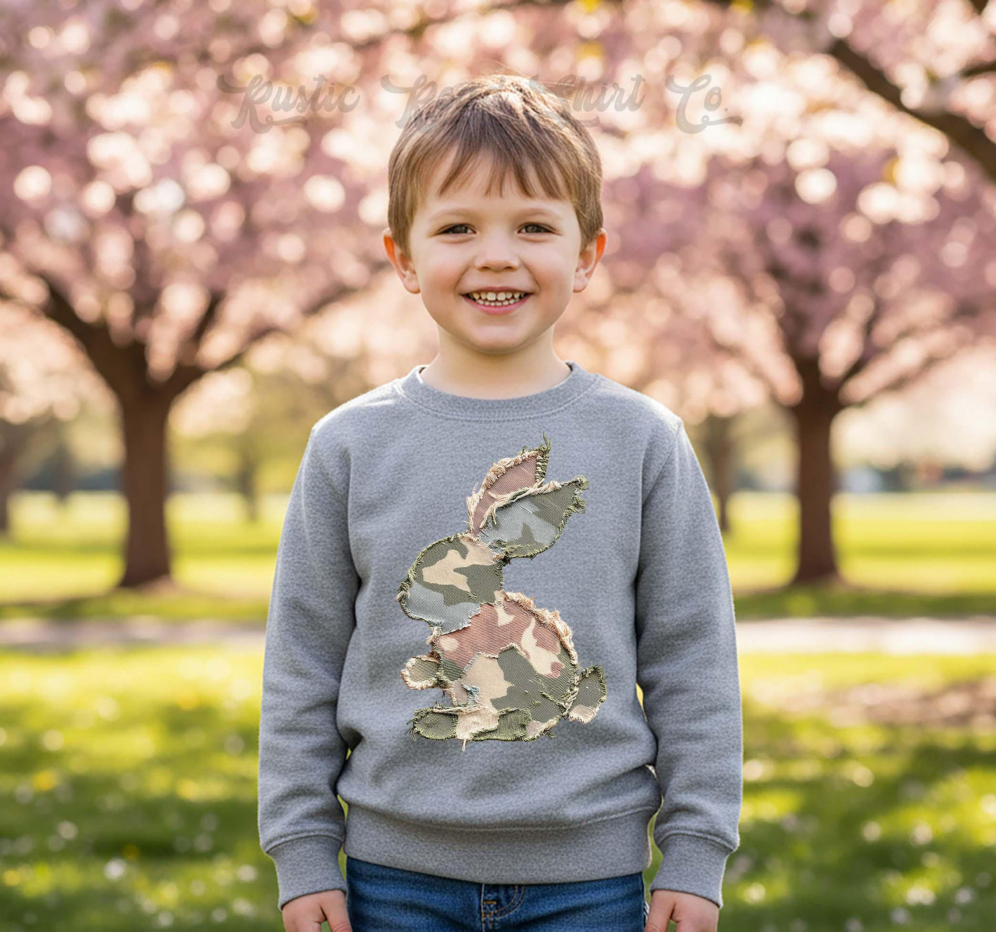 Boys Camo Easter Sweatshirt, Camoflauge Bunny Sweatshirt, Toddler Easter Outfit, Boy Easter Shirt, Easter Basket Gift