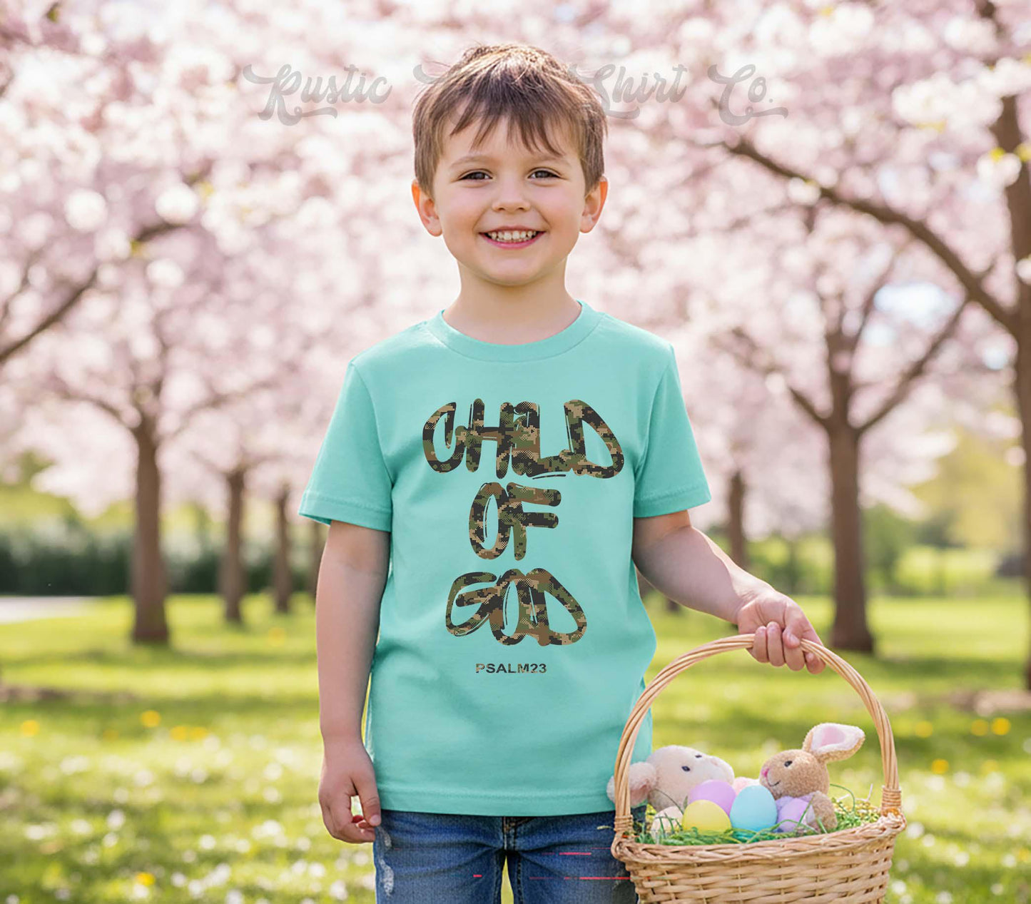 Child of God Shirt, Camo Easter Shirt, Toddler Easter Outfit, Easter Basket Gift