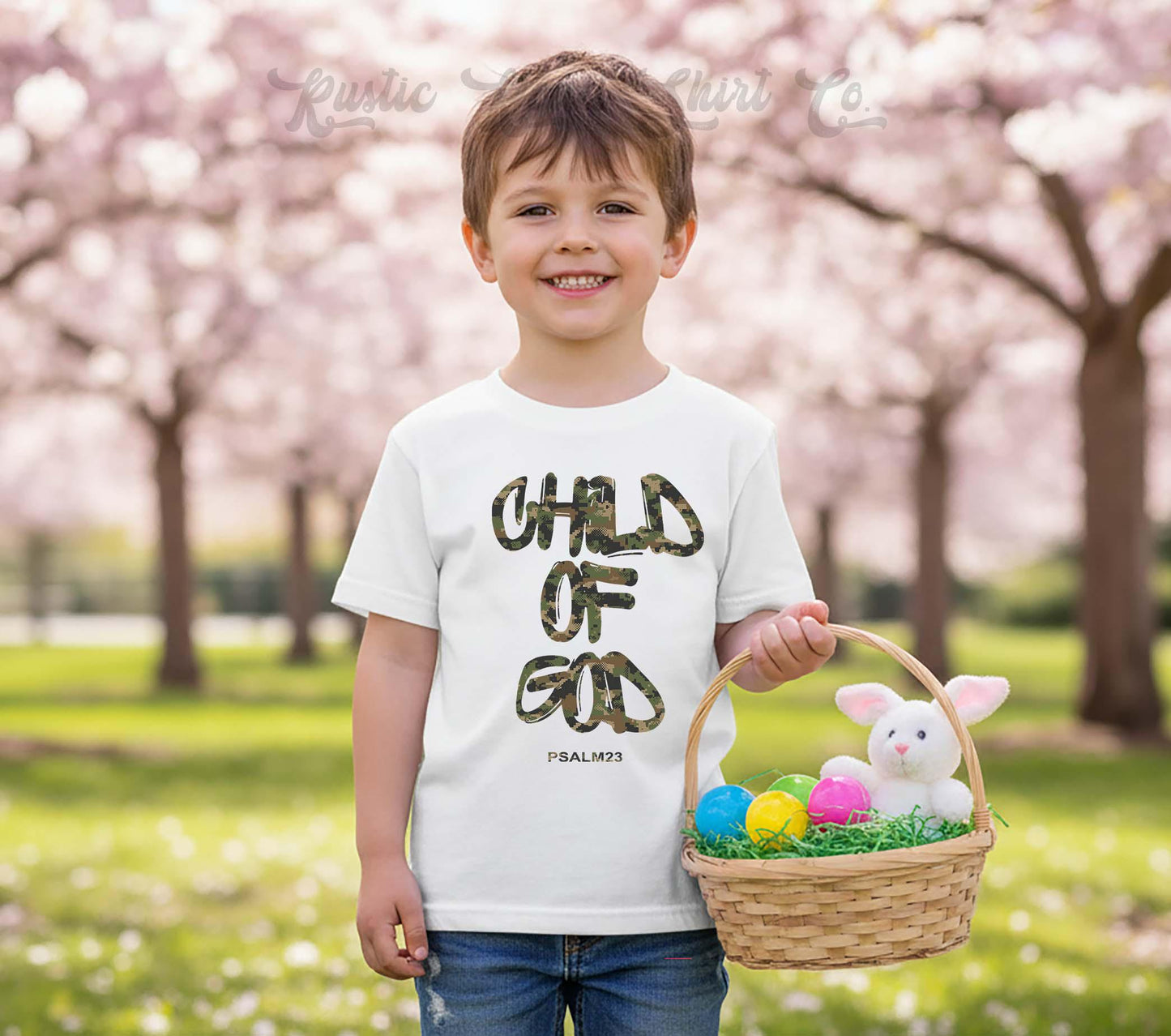 Child of God Shirt, Camo Easter Shirt, Toddler Easter Outfit, Easter Basket Gift