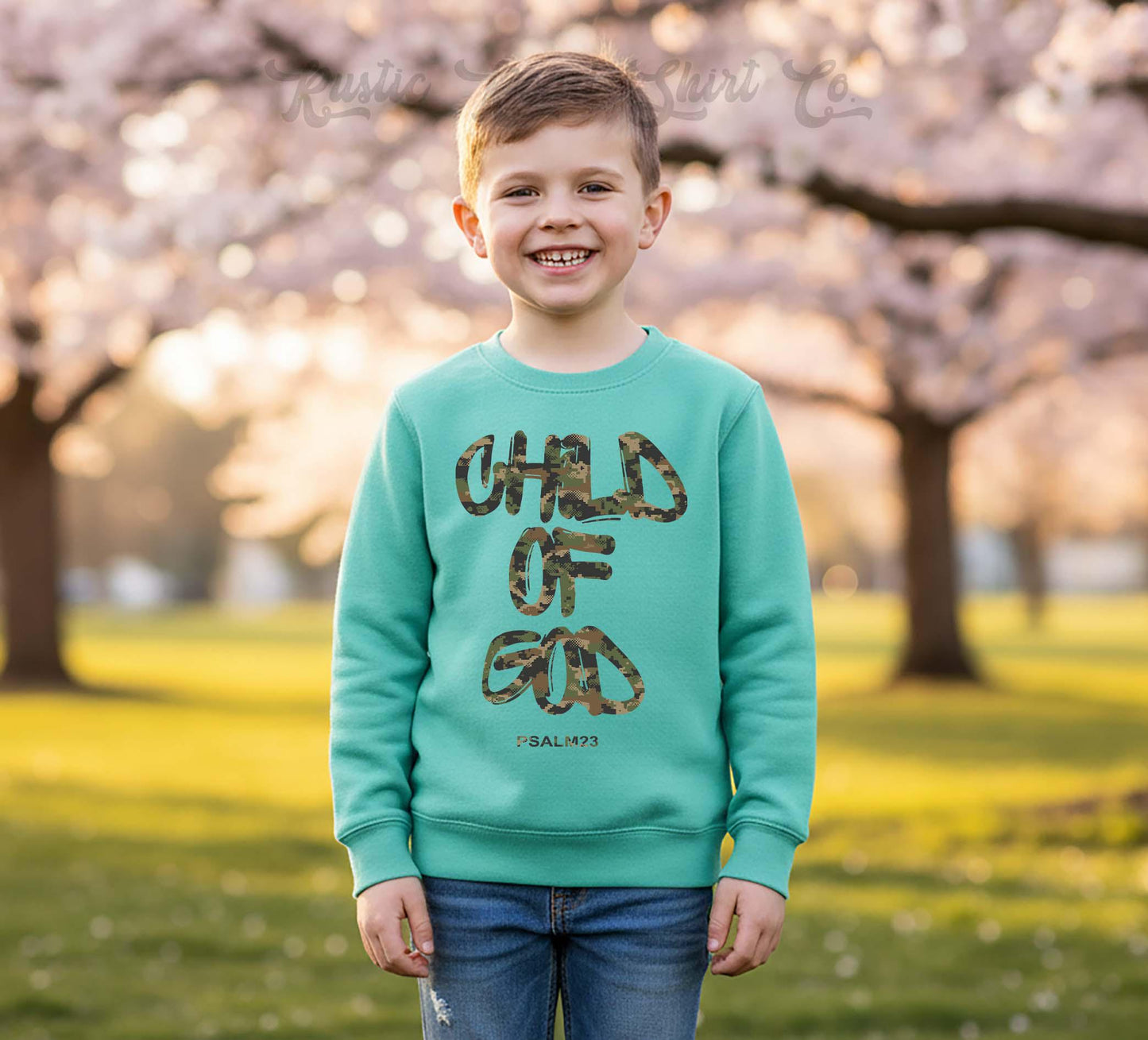 Child of God Sweatshirt, Camoflauge Bunny Sweatshirt, Toddler Easter Outfit, Boy Easter Shirt, Easter Basket Gift