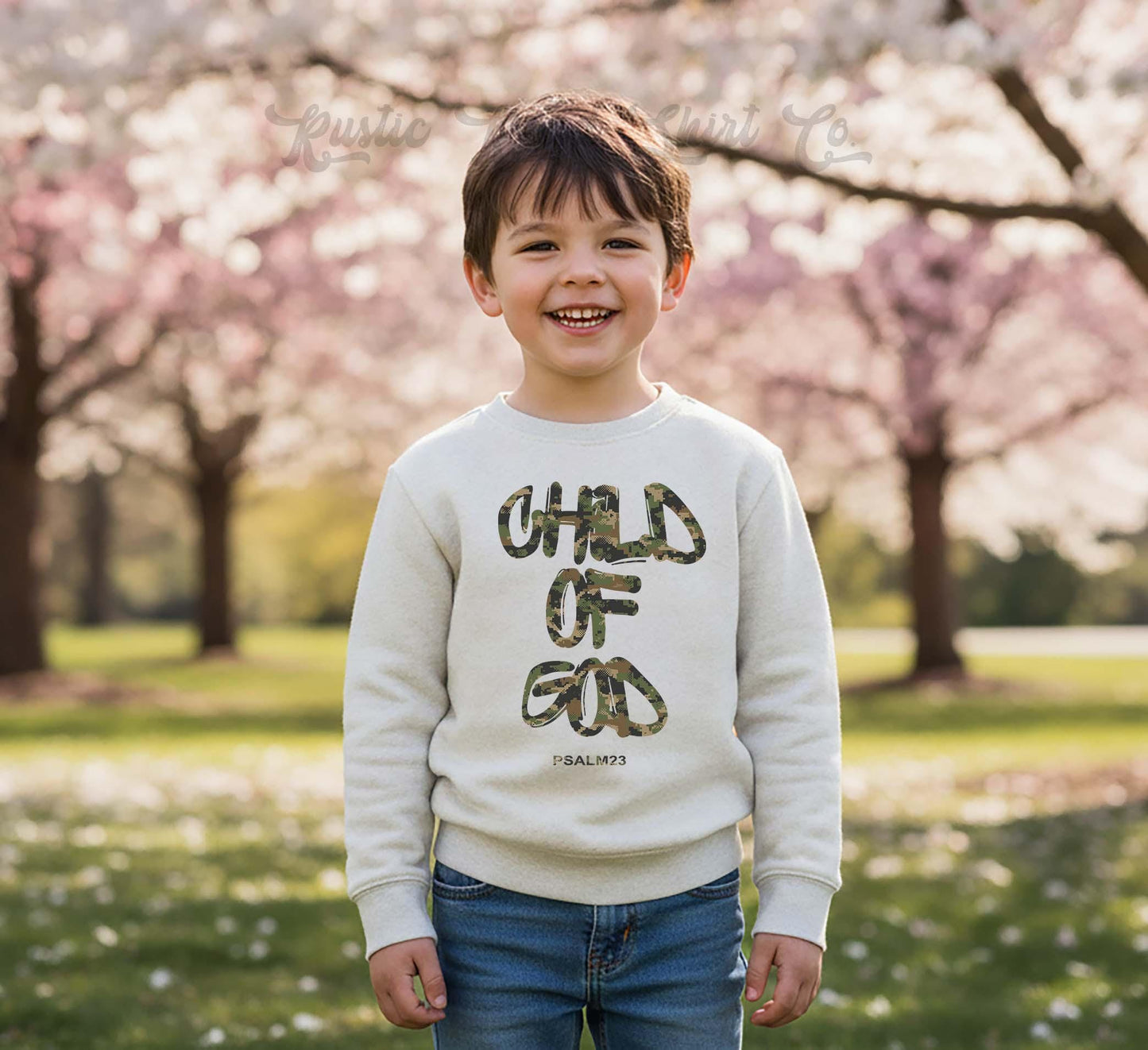 Child of God Sweatshirt, Camoflauge Bunny Sweatshirt, Toddler Easter Outfit, Boy Easter Shirt, Easter Basket Gift