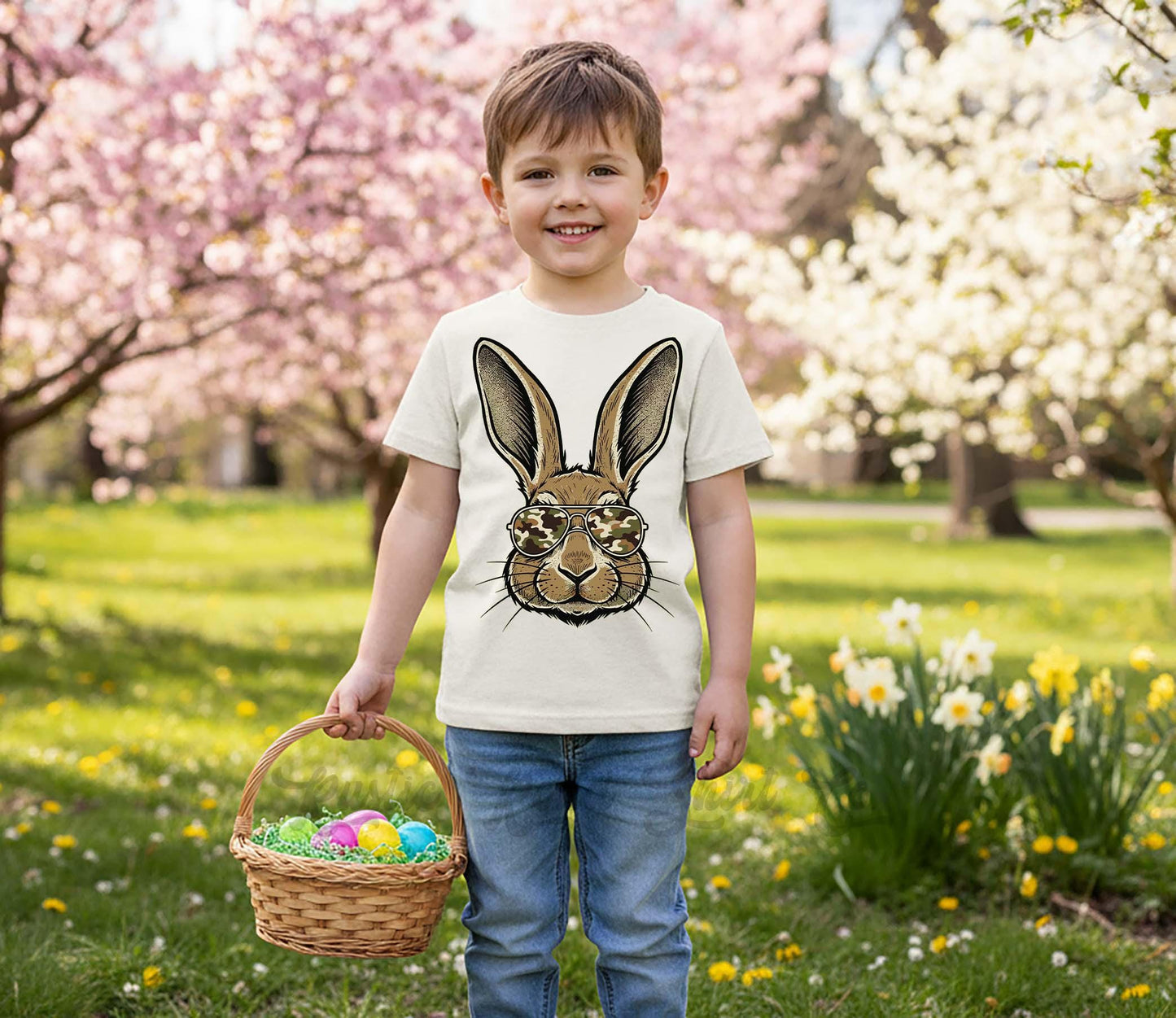 Boys Easter Shirt, Camo Bunny Easter Shirt, Toddler Easter Outfit, Easter Basket Gift
