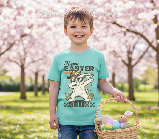 Bruh Easter Shirt, Boys Easter T-shirt, Toddler Easter Outfit, Easter Basket Gift