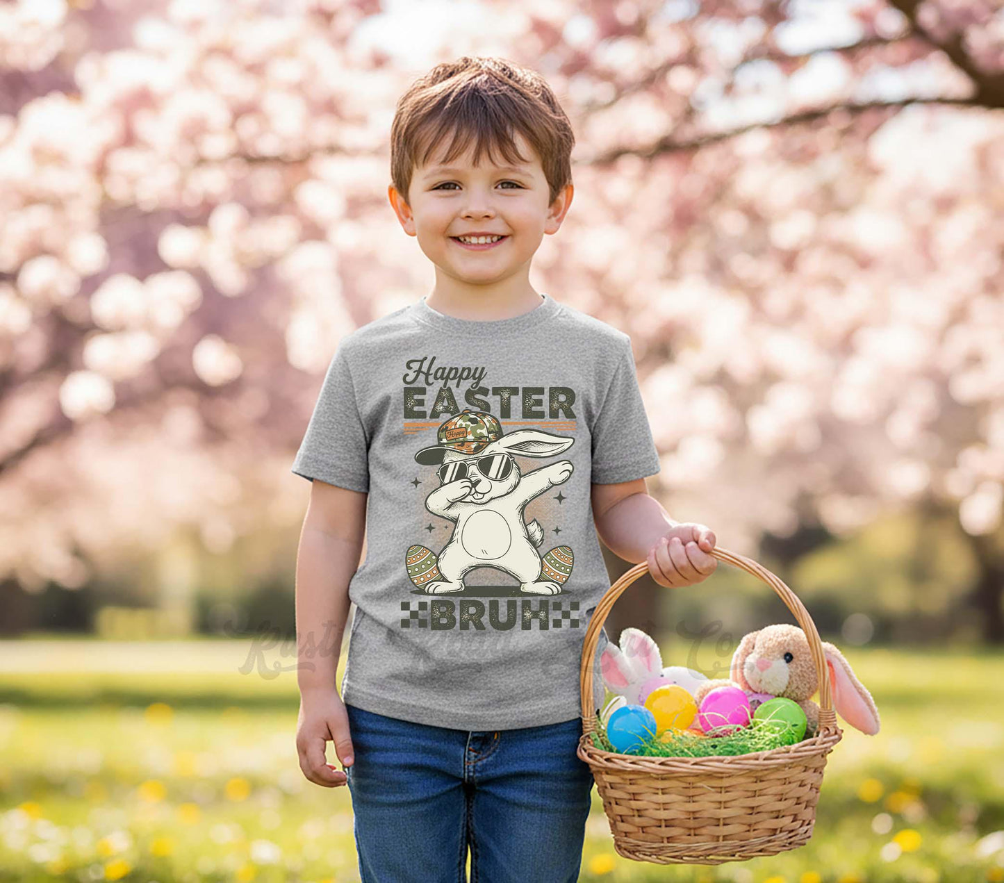 Bruh Easter Shirt, Boys Easter T-shirt, Toddler Easter Outfit, Easter Basket Gift