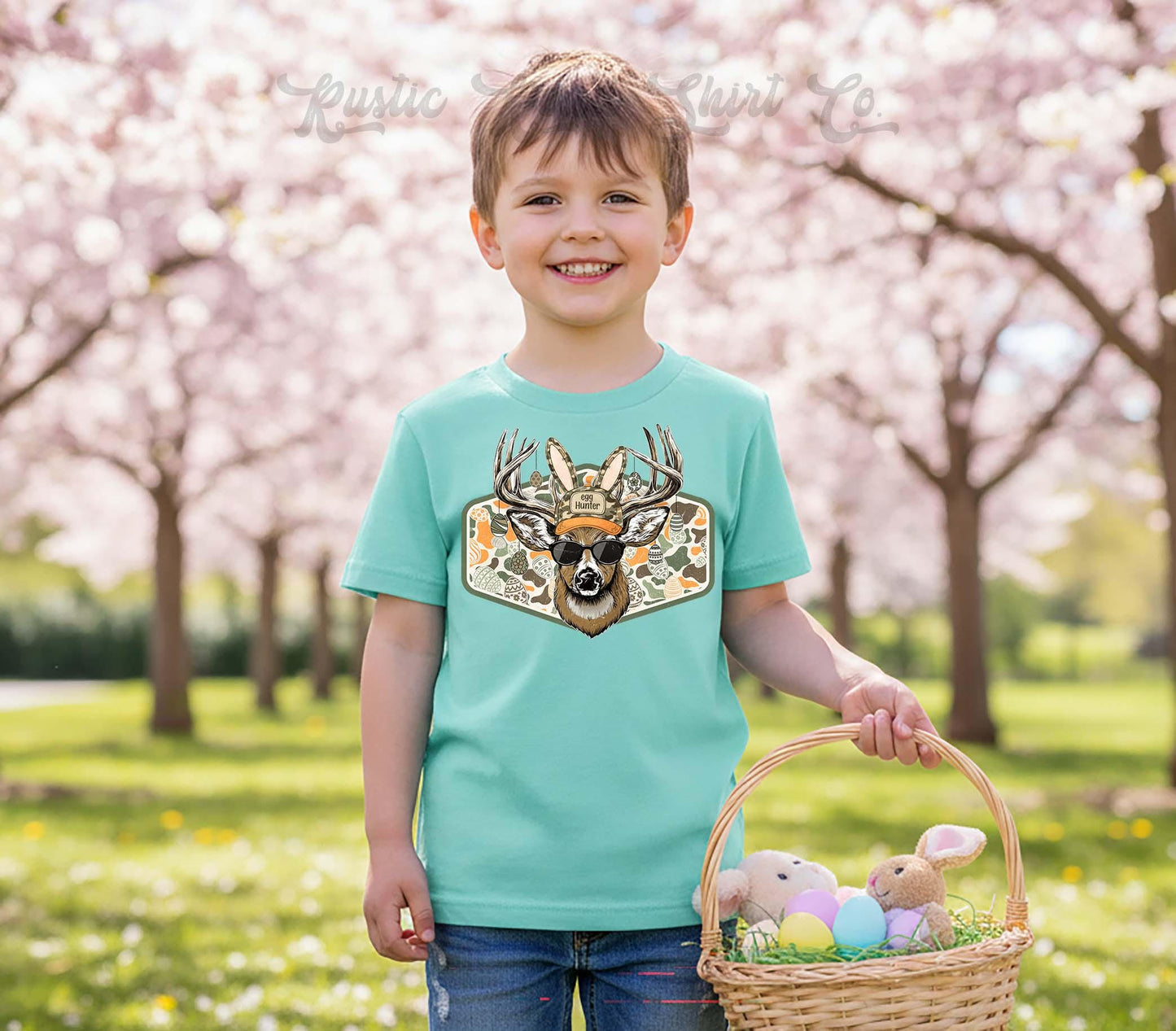 Boys Easter Shirt, Hunting Easter T-shirt, Toddler Easter Outfit, Easter Basket Gift