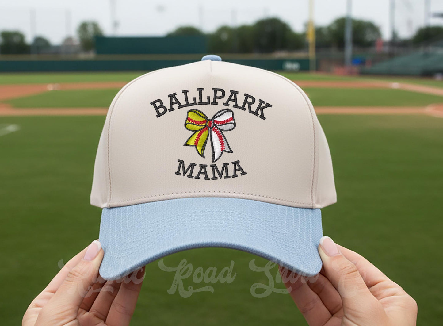 Ballpark Mama Embroidered Trucker Hat, Baseball Hat, Baseball Mom Hat
