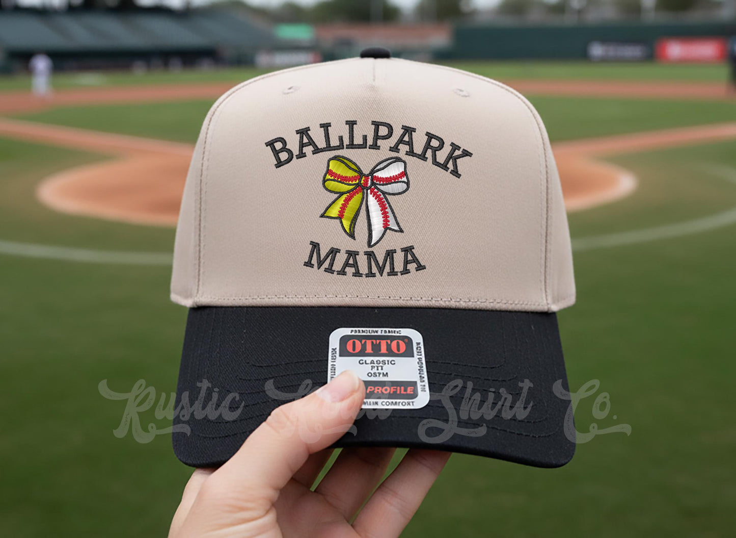 Ballpark Mama Embroidered Trucker Hat, Baseball Hat, Baseball Mom Hat