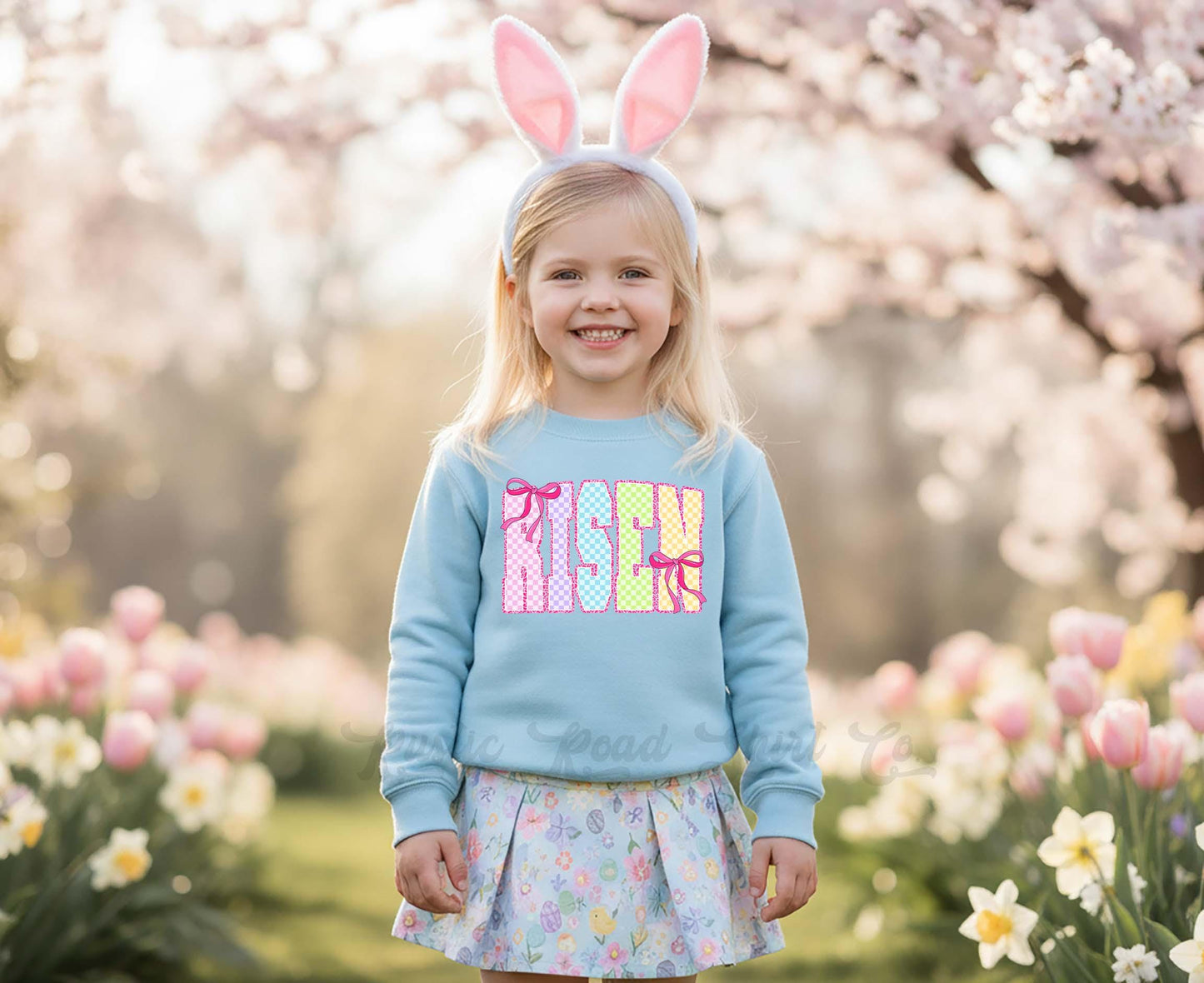 He is Risen Sweatshirt, Girls Easter Sweatshirt, Toddler Easter Outfit, Easter Basket Gift