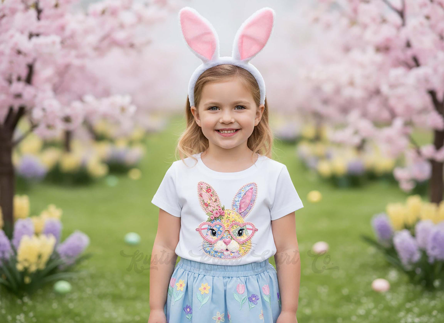 Easter Bunny Shirt, Girls Easter T-Shirt, Toddler Easter Outfit, Easter Basket Gift