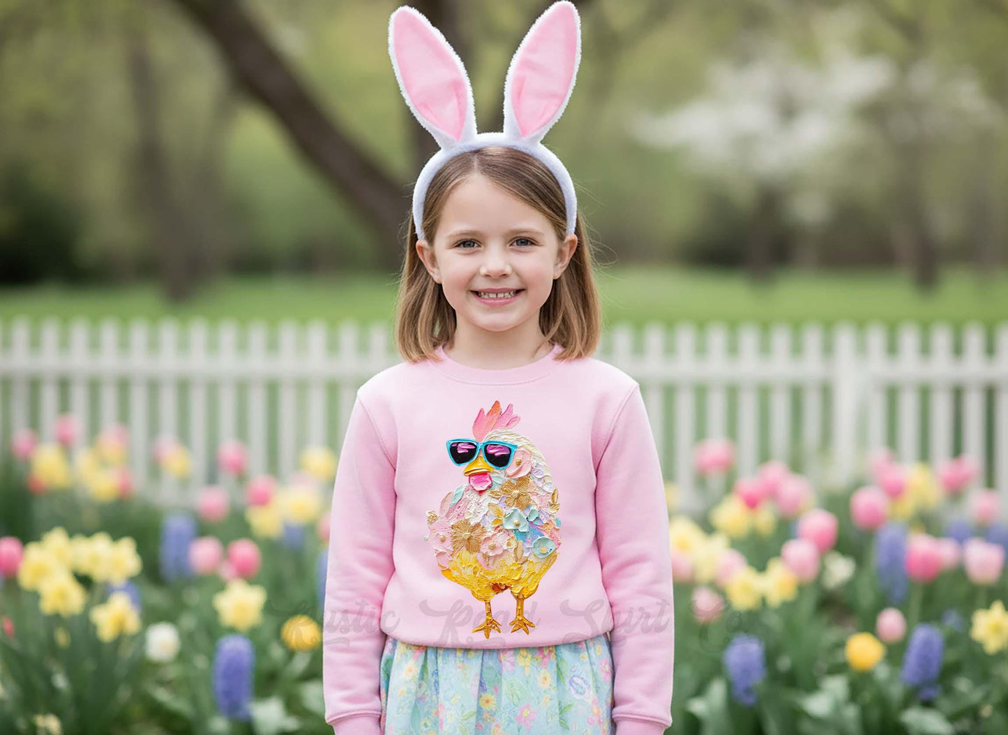 Easter Chick Sweatshirt, Girls Easter Sweatshirt, Toddler Easter Outfit, Easter Basket Gift