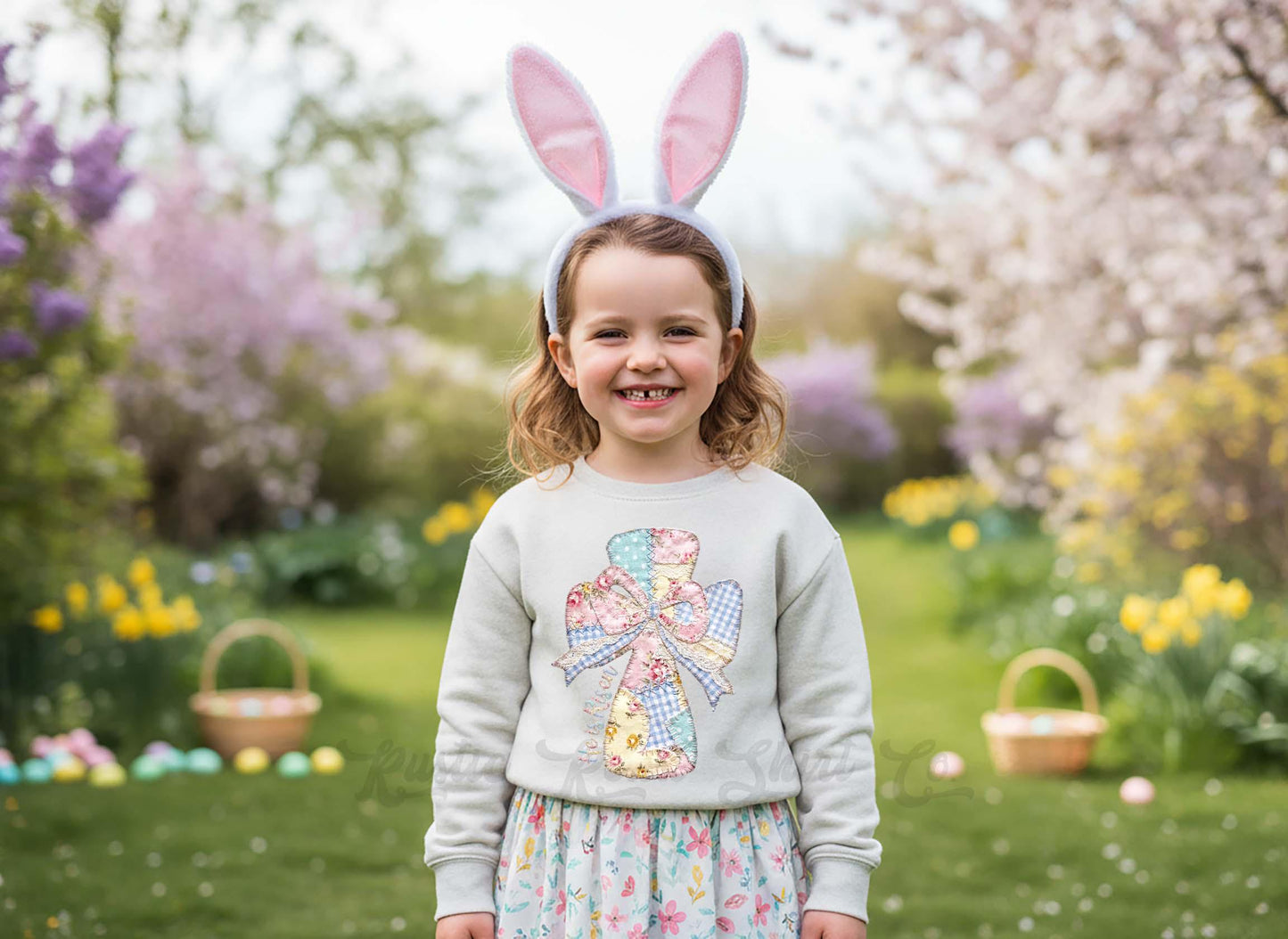 Easter Religious Sweatshirt, Spring Girls Easter Sweatshirt, Toddler Easter Outfit, Easter Basket Gift