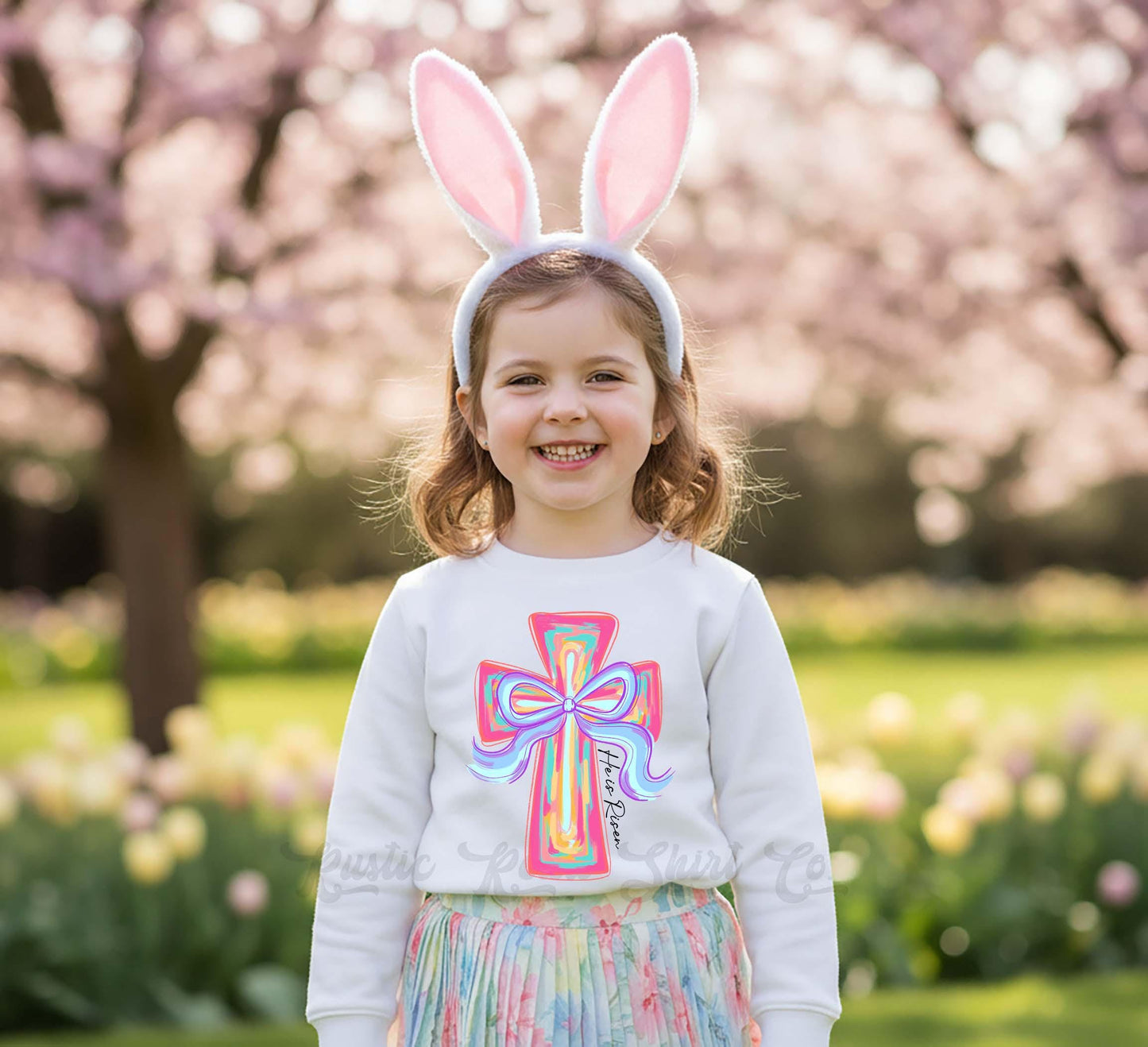 He is Risen Sweatshirt, Christian Easter Sweatshirt, Toddler Easter Outfit, Easter Basket Gift