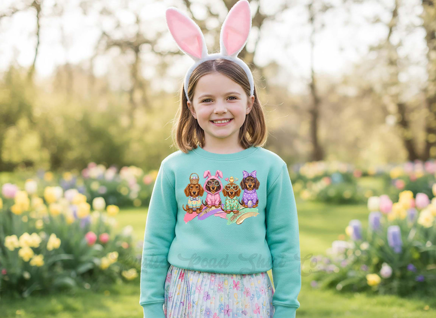 Dachshund Sweatshirt, Dog Easter Sweatshirt, Toddler Easter Outfit, Easter Basket Gift