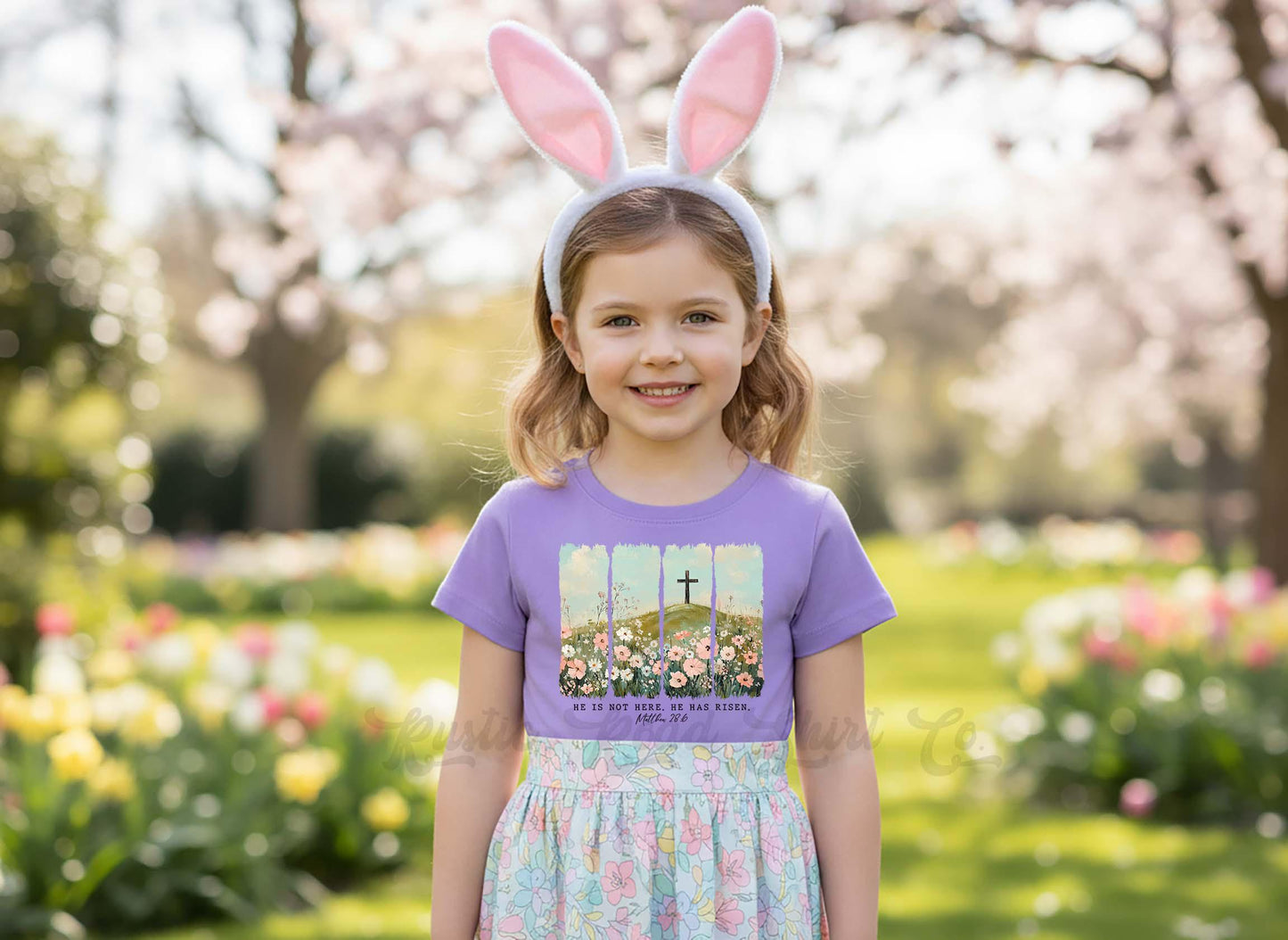 He is Risen Easter Shirt, Girls Easter T-Shirt, Toddler Easter Outfit, Easter Basket Gift