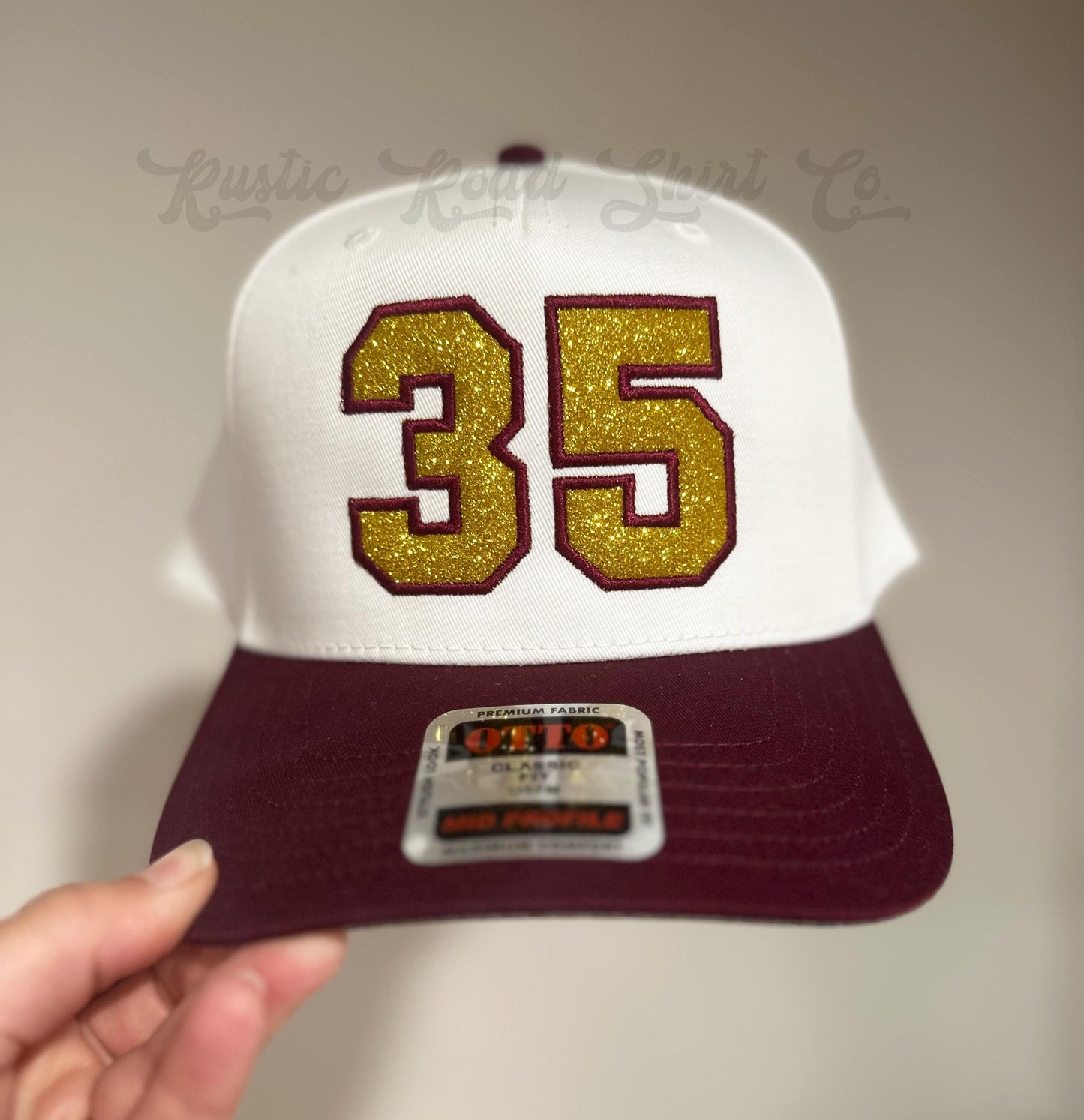 Custom Number Glitter Hat, Custom Embroidered Hat, Football Mom Trucker Hat, Embroidered Team Hat, Custom Trucker Hat