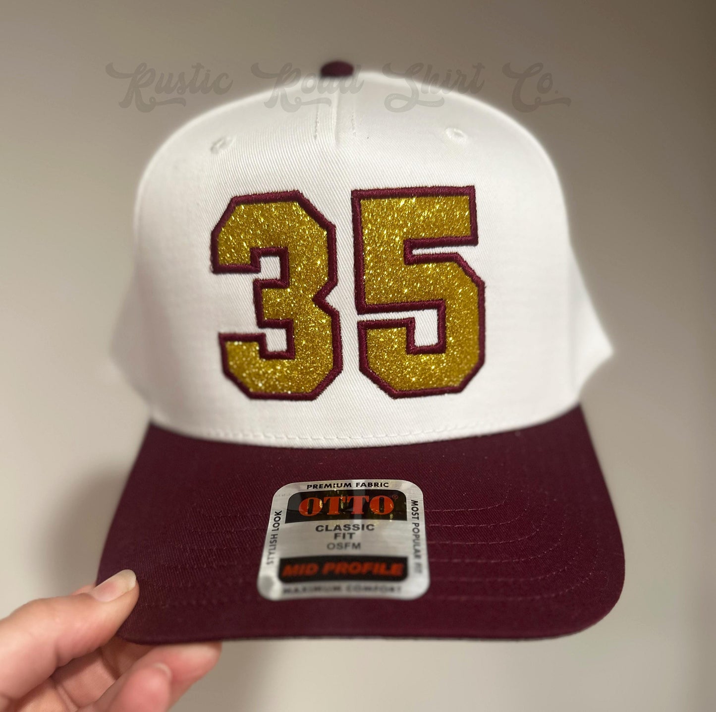 Custom Number Glitter Hat, Custom Embroidered Hat, Football Mom Trucker Hat, Embroidered Team Hat, Custom Trucker Hat