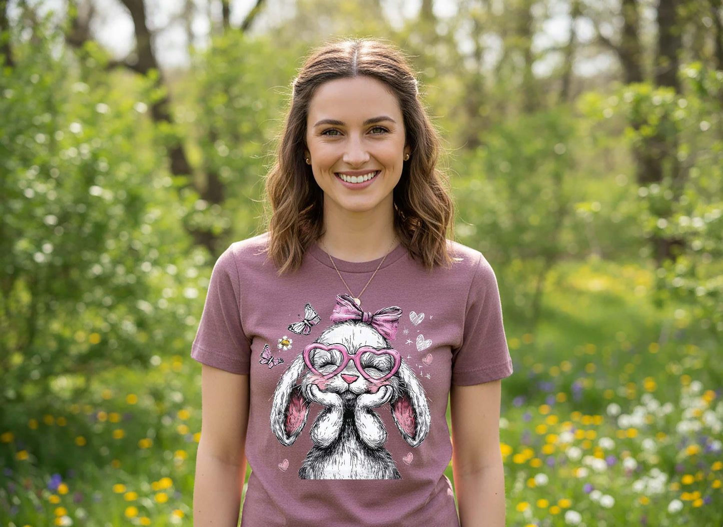 Easter Bunny Shirt, Sunglasses Easter Shirt, Women's Easter Shirt, Family Easter Shirt