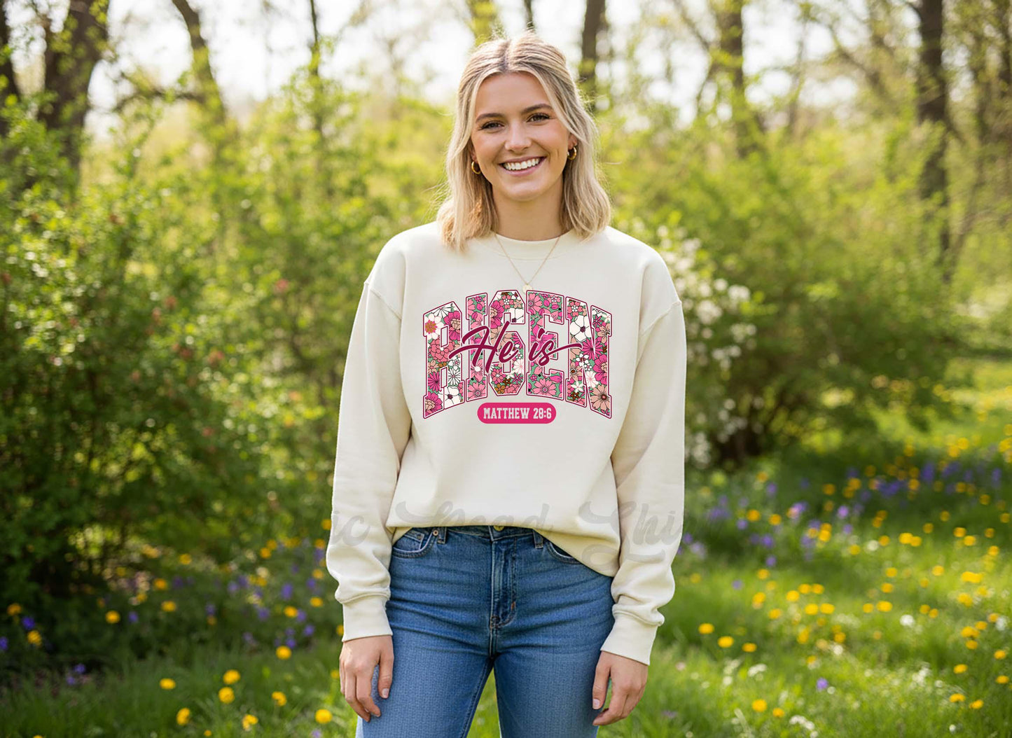 He is Risen Sweatshirt, Christian Easter Sweatshirt, Easter Teacher Sweatshirt,
