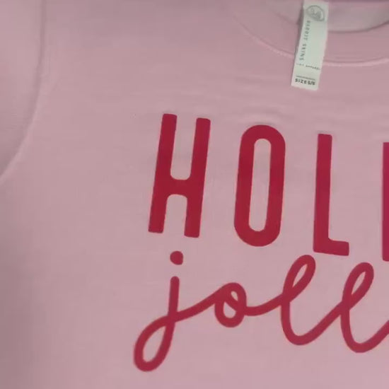 Holly Jolly Shirt, Kids Christmas Shirt, Toddler Christmas Shirt, Christmas Tree Farm Shirt, Matching Family Christmas Shirts