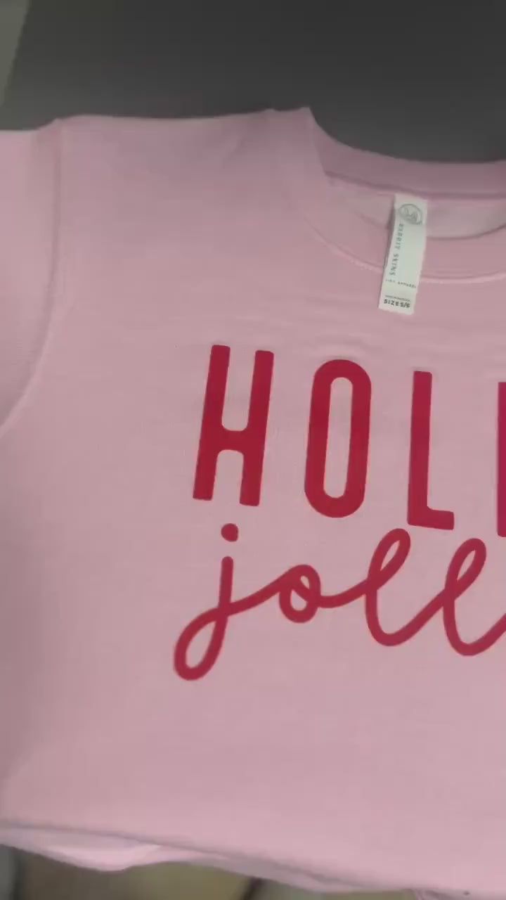 Holly Jolly Shirt, Kids Christmas Shirt, Toddler Christmas Shirt, Christmas Tree Farm Shirt, Matching Family Christmas Shirts